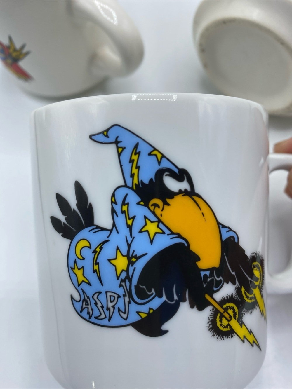 ALQ 165 Radar Jammer Bird Wizard Coffee Mug US Air Defense ASPJ Vintage ECM Crow - Picture 3 of 6